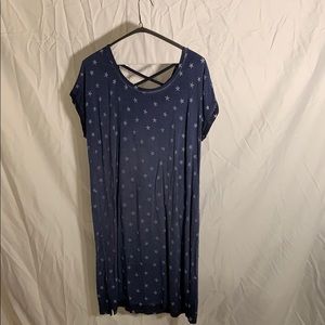 NWT navy dress with stars